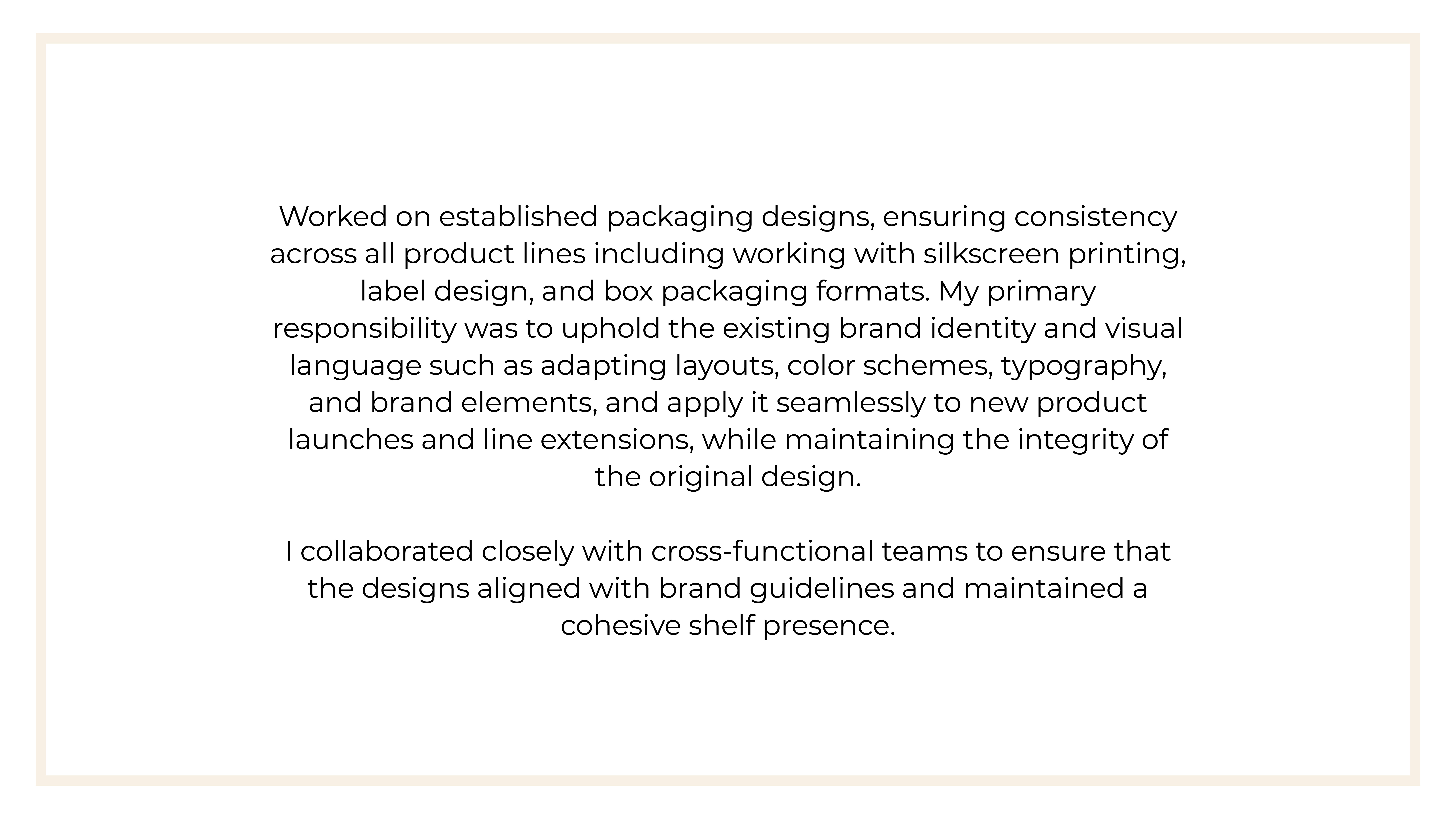 Eminence Organic Skin Care Project Board